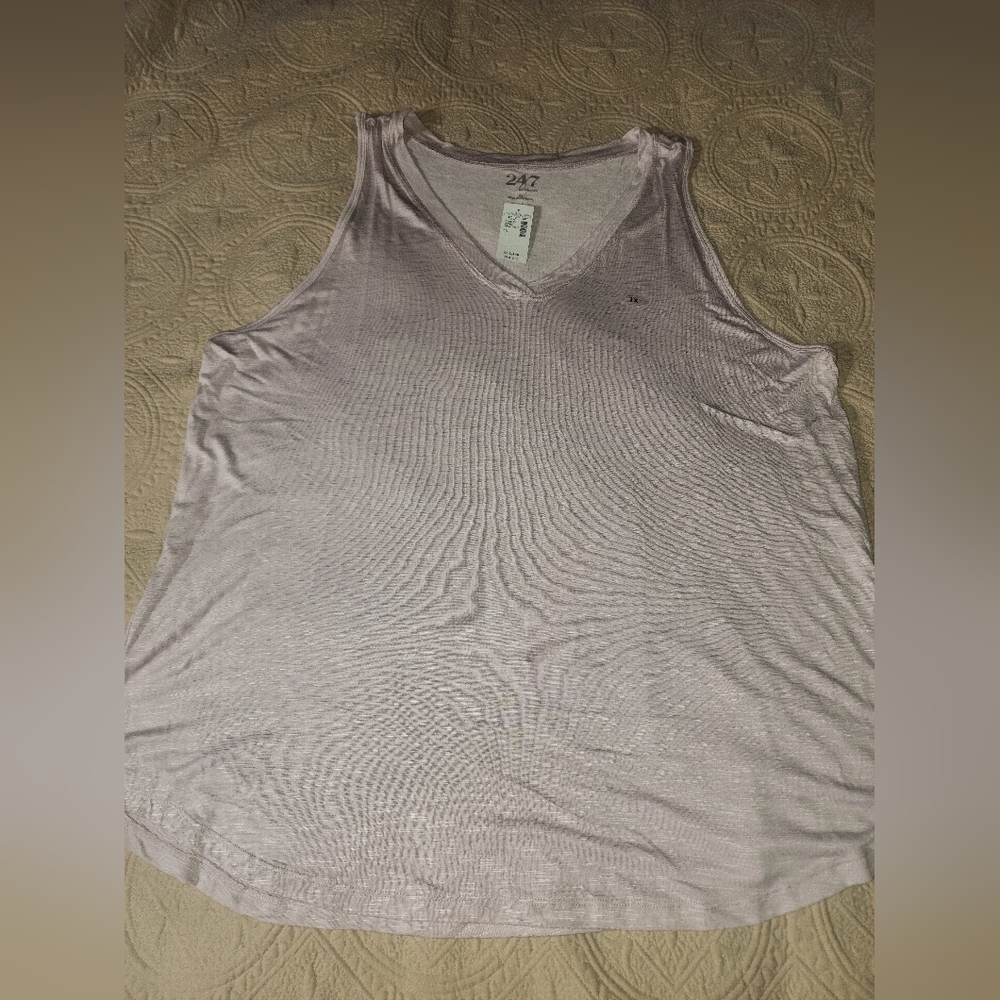 Purple Tunic Tank Top NWT (S8)